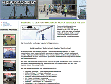 Tablet Screenshot of centurymachinery.com.sg